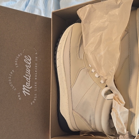 Madewell-The Sneaker Boot in Washed Nubuck Color Harvest Moon Multi-Size 8 - Picture 4 of 17